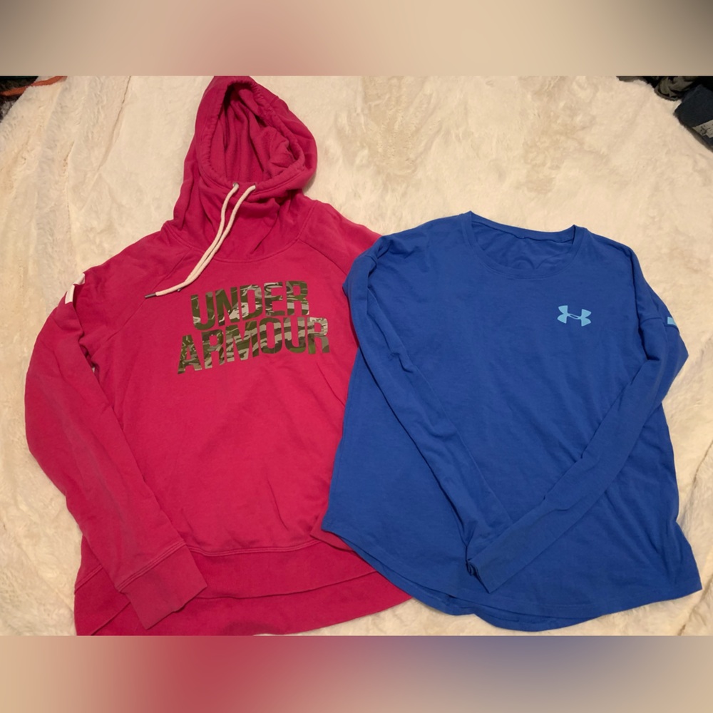 Women’s Under Armour Hoodie & long sleeve bundle deal